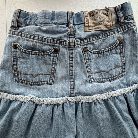 Ralph Lauren Girls Denim Skirt Size 6X - Picture 3 of 10
